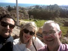 Dans les ruines de l'antique Carthage